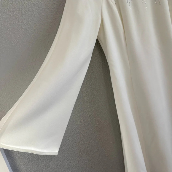 Calvin Klein Wide Sleeve Size 12 NWT Embellished neckline - Picture 4 of 8